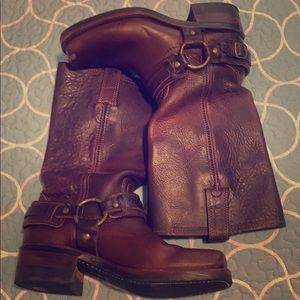 Frye Mid-Calf Biker Boots Size 6